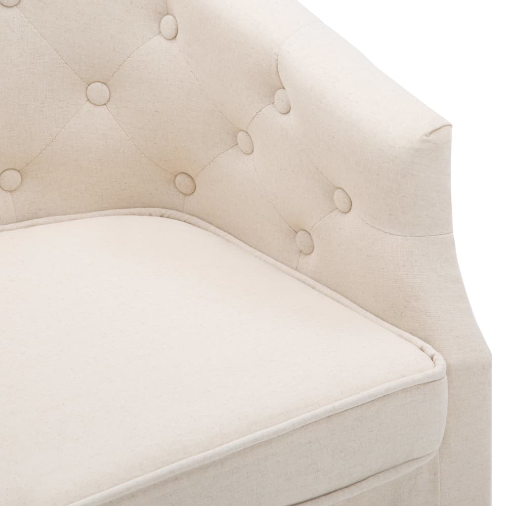 Fauteuil stof beige