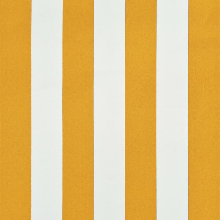 Luifel uittrekbaar 200x150 cm geel en wit