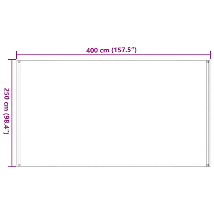 Tenttapijt 250x400 cm HDPE groen