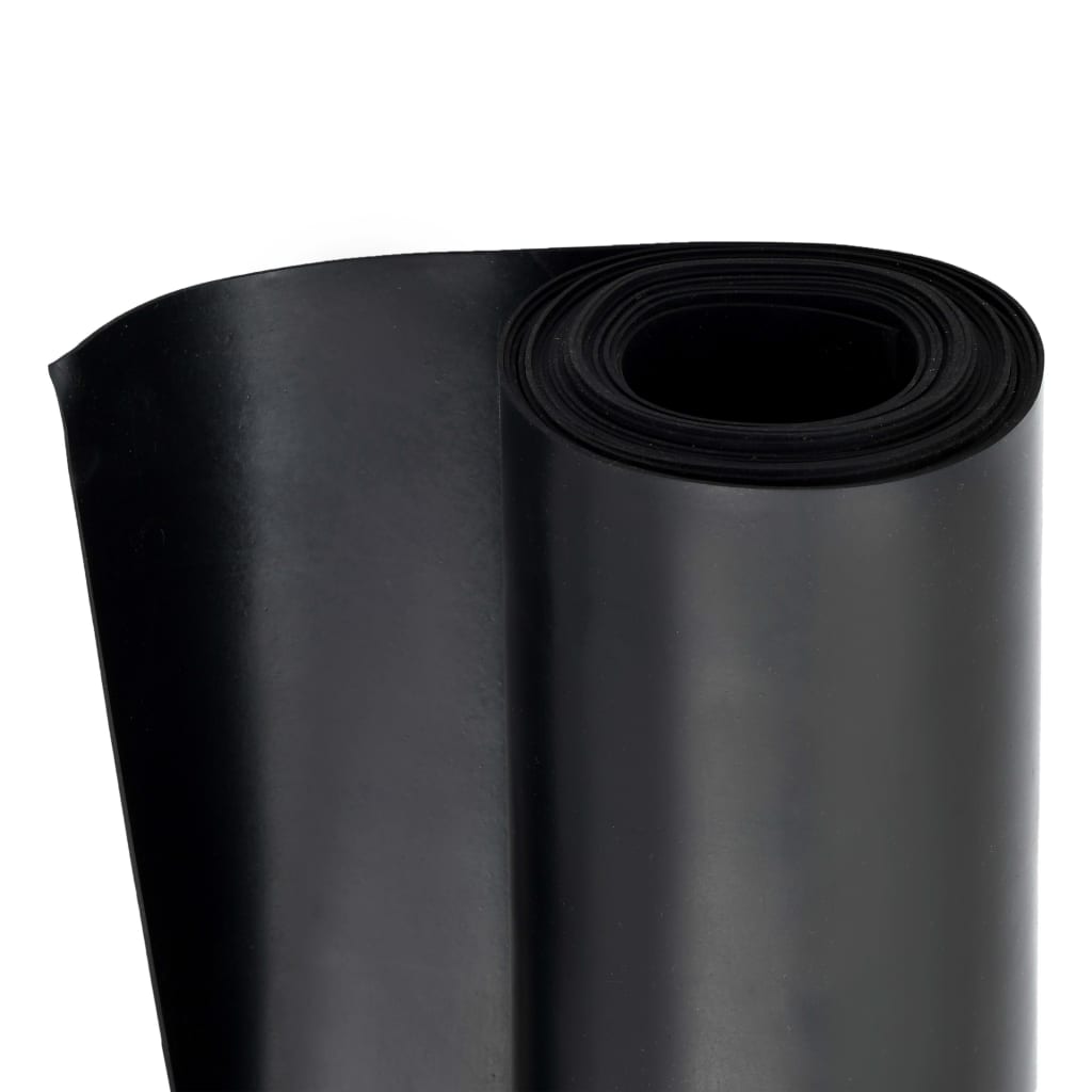 Vloermat anti-slip 1 mm glad 1,2x2 m rubber