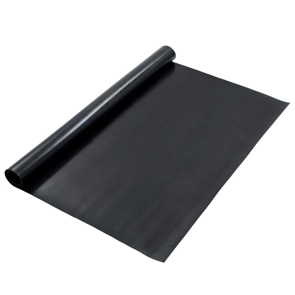 Vloermat anti-slip 2 mm glad 1,2x2 m rubber