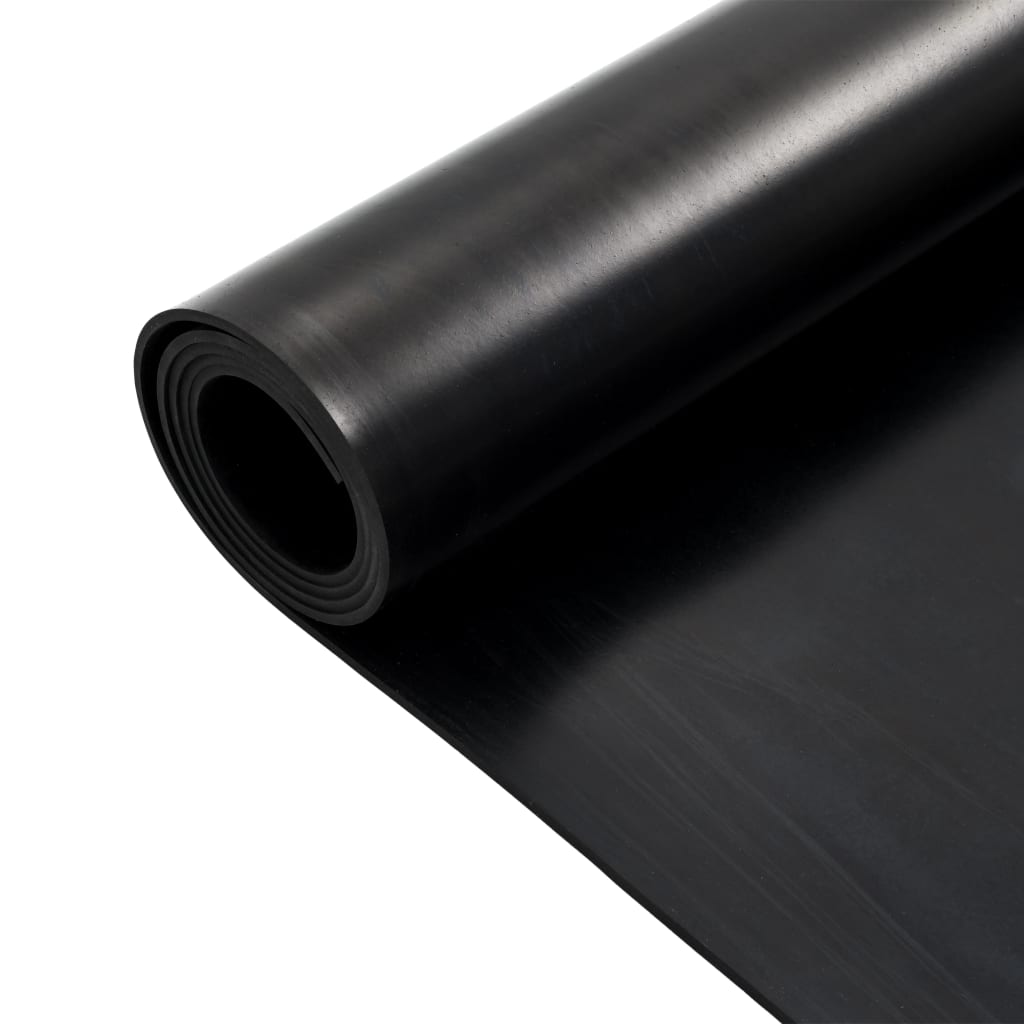 Vloermat anti-slip 4 mm glad 1,2x2 m rubber