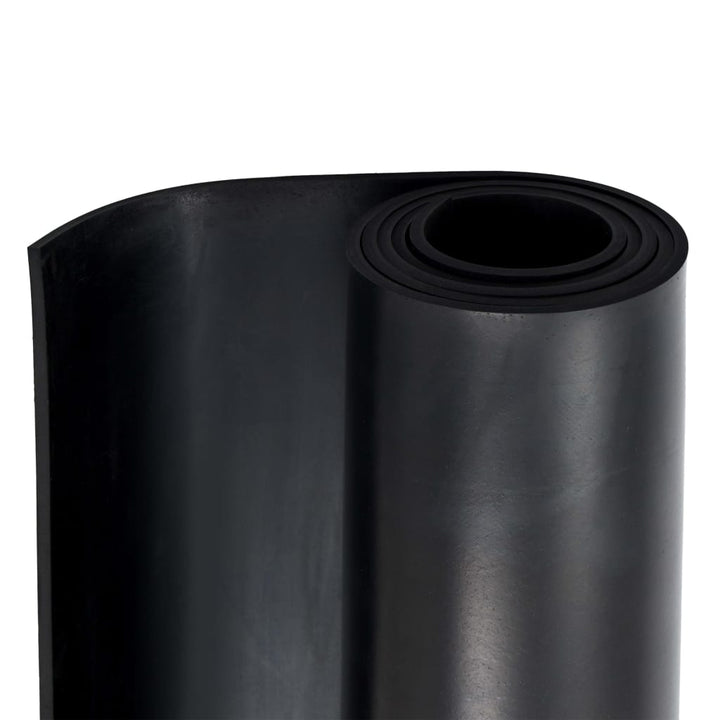 Vloermat anti-slip 6 mm glad 1,2x2 m rubber