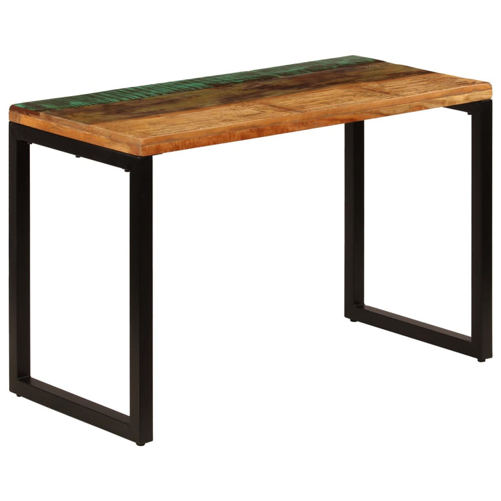 Eettafel 115x55x76 cm massief gerecycled hout en staal