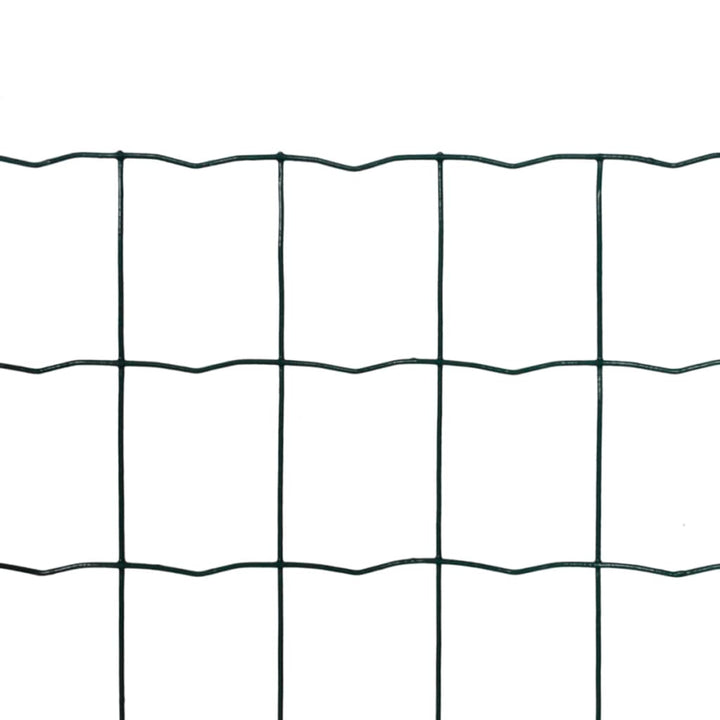 Eurohek 10x1,5m staal groen