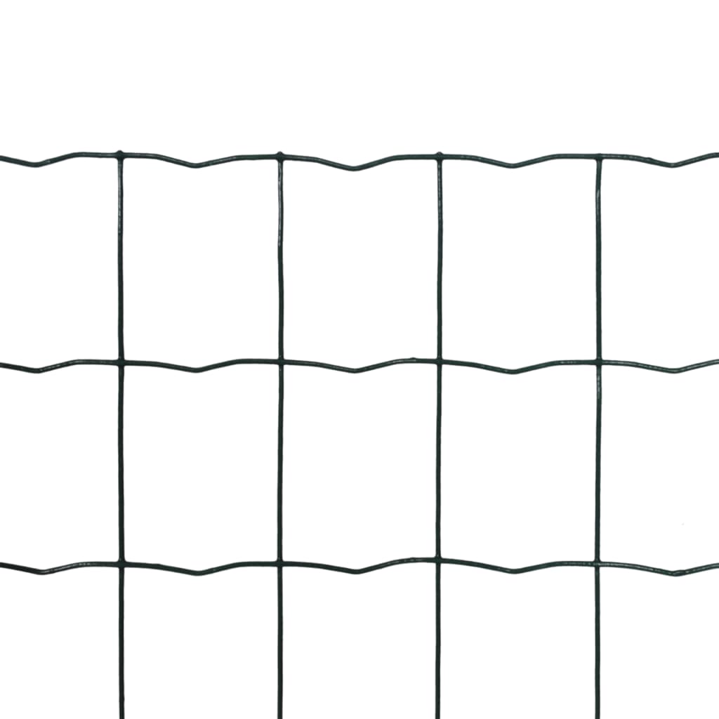 Euro hek 10x1,2 m staal groen