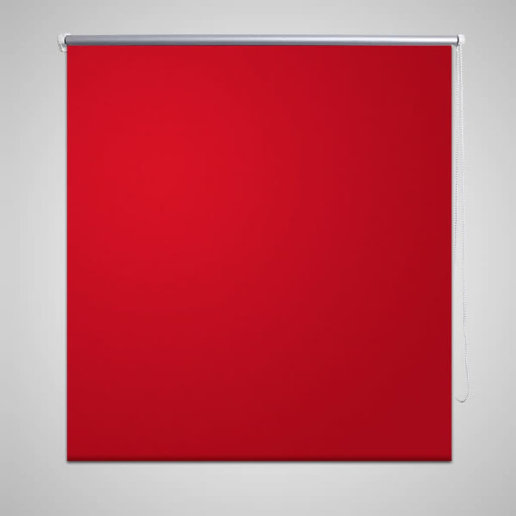 Rolgordijn verduisterend 40 x 100 cm rood