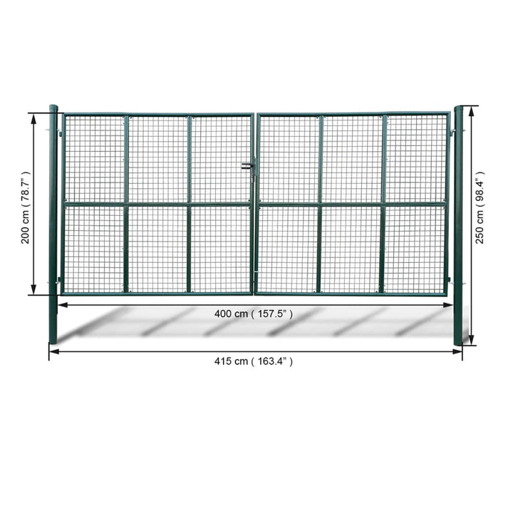 Tuinpoort (gevlochten / 415 x 250 cm / 400 x 200 cm)