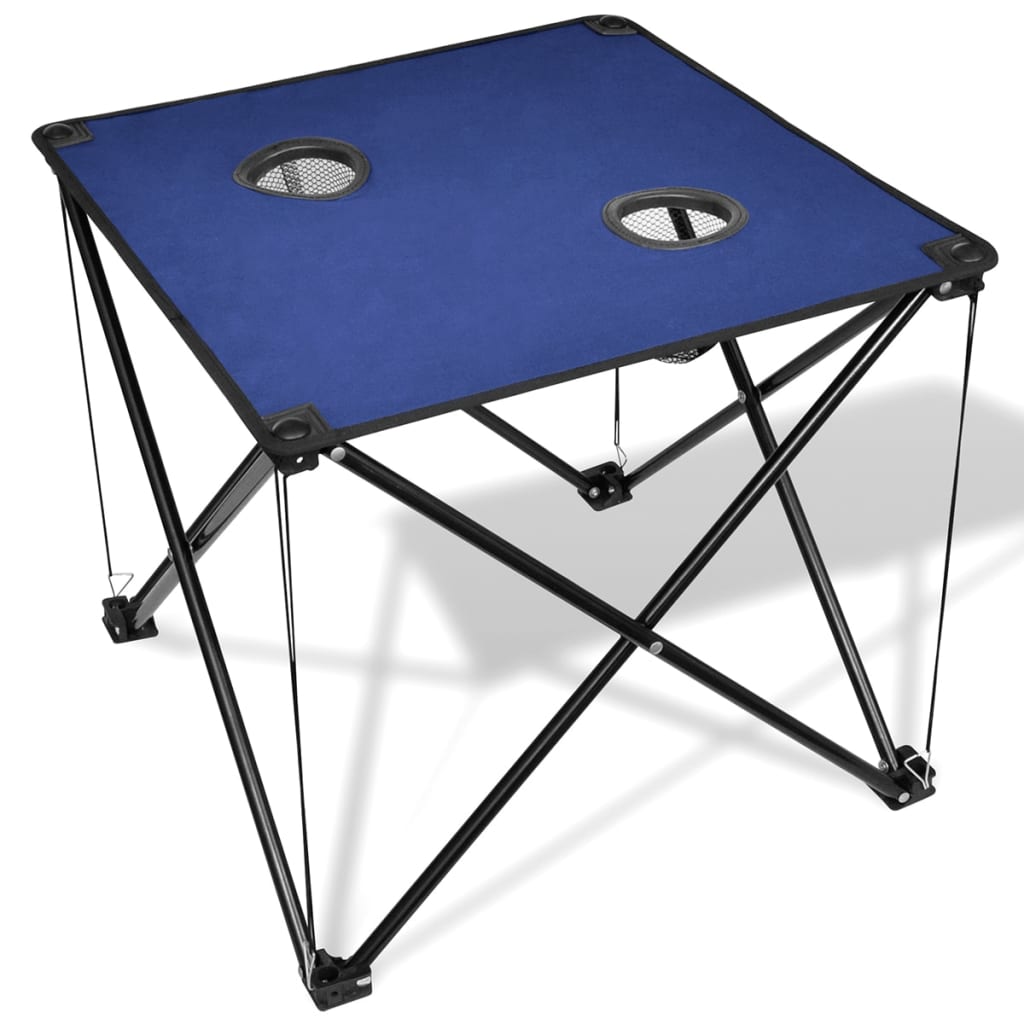 Campingtafel inklapbaar (blauw)