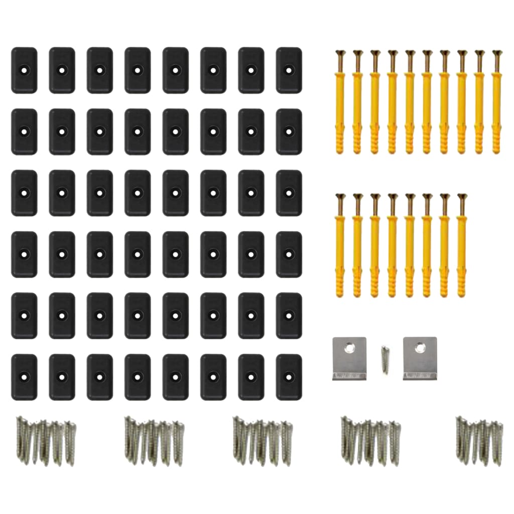 Terrasplanken HKC met accessoires 30 m² 2,2 m grijs