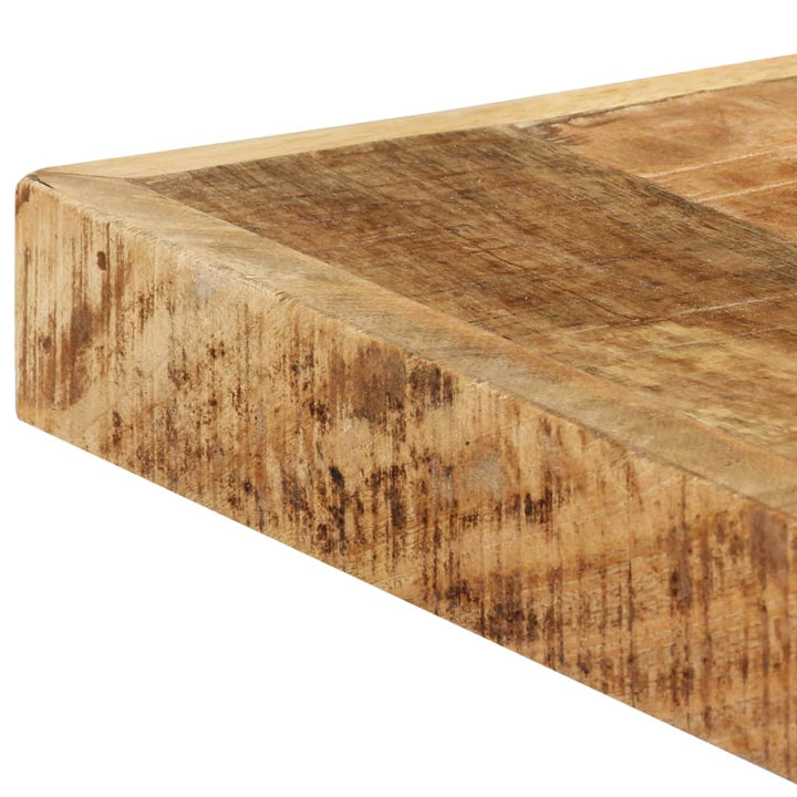 Eettafel 160x80x75 cm massief ruw mangohout