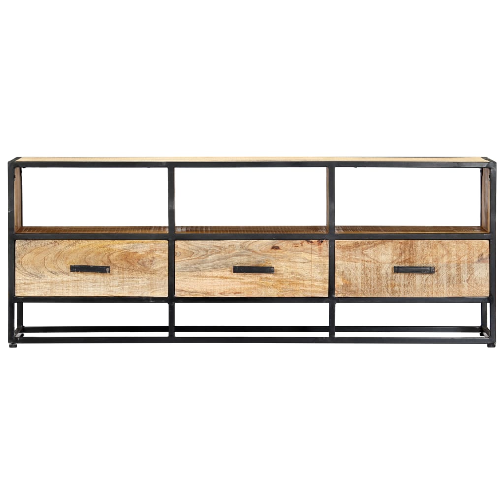 Tv-meubel 120x30x45 cm massief mangohout