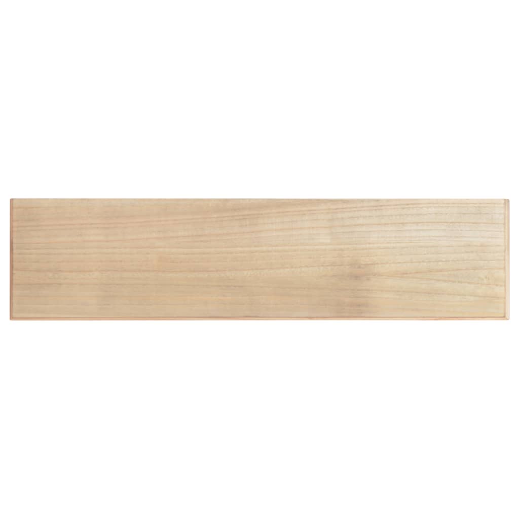 Wandtafel 120x30x76 cm MDF zwart