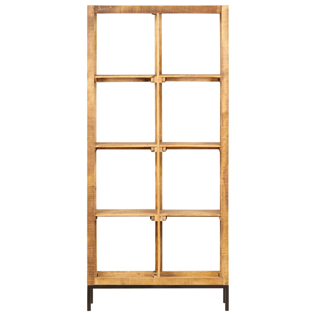 Boekenkast 80x25x175 cm massief mangohout