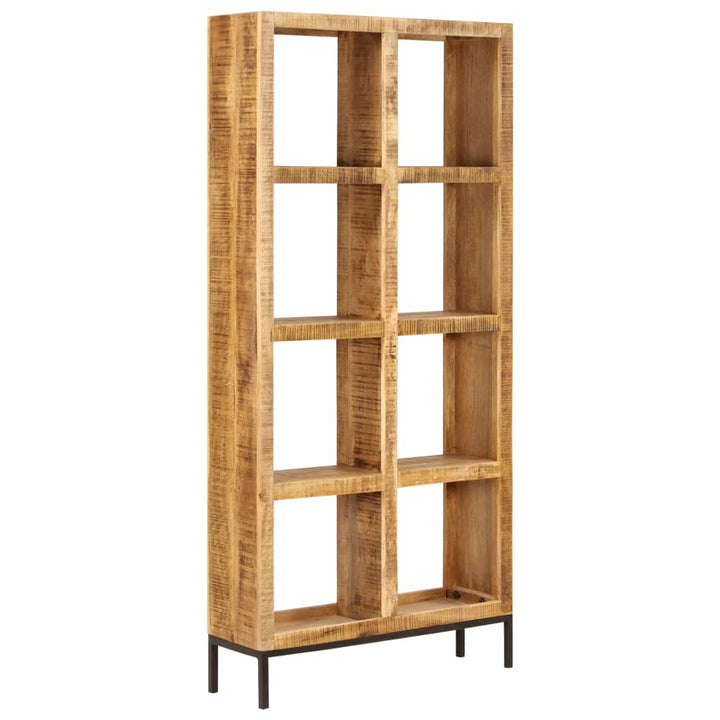 Boekenkast 80x25x175 cm massief mangohout