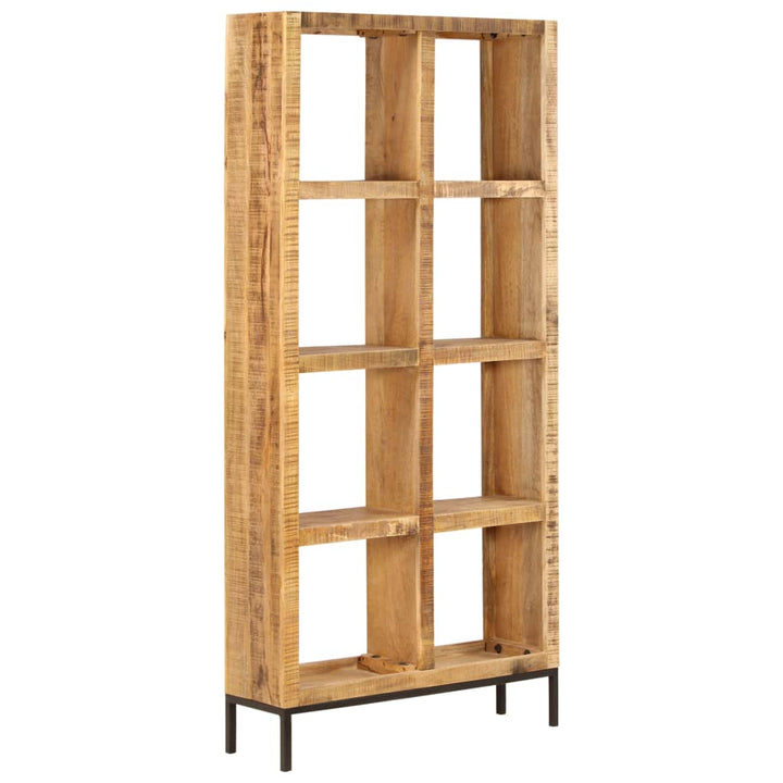 Boekenkast 80x25x175 cm massief mangohout