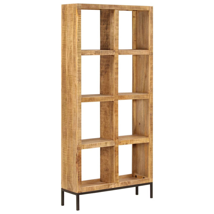 Boekenkast 80x25x175 cm massief mangohout