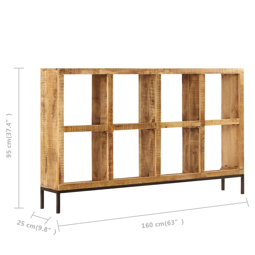 Dressoir 160x25x95 cm massief mangohout