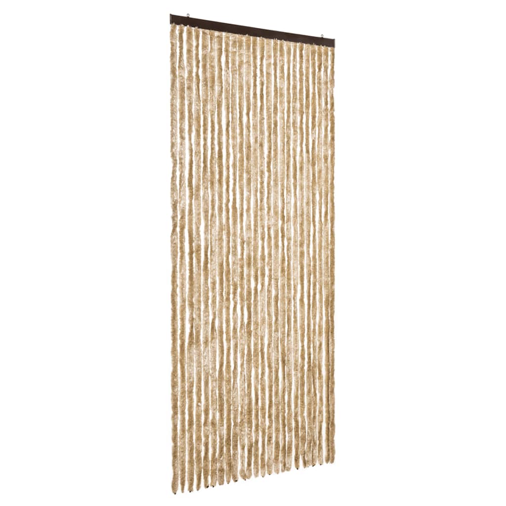 Vliegengordijn 100x220 cm chenille beige