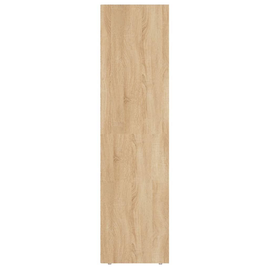 Boekenkast/tv-meubel 36x30x114cm bewerkt hout sonoma eikenkleur