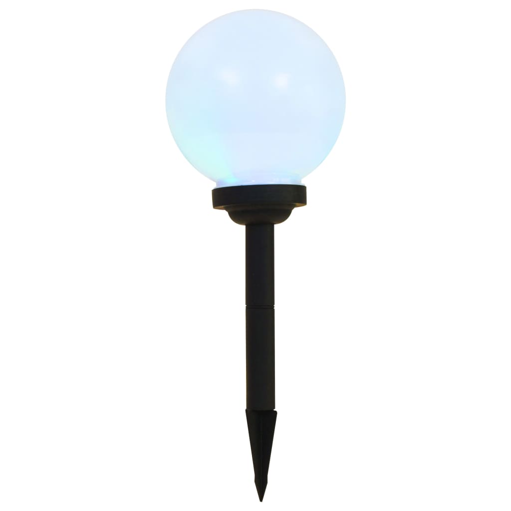 Solarlampen 6 st LED rond 20 cm RGB