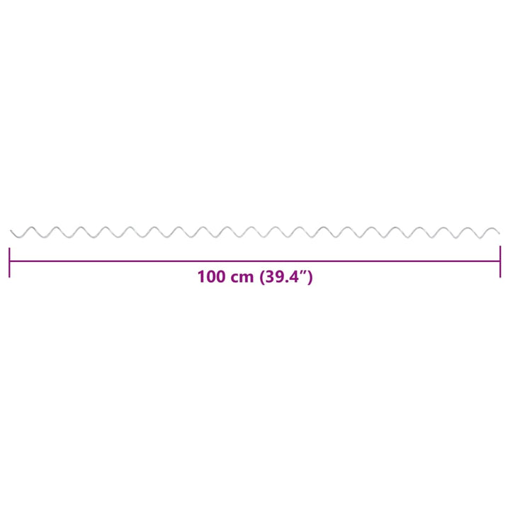 Gabionspiralen 24 st 100 cm gegalvaniseerd staal