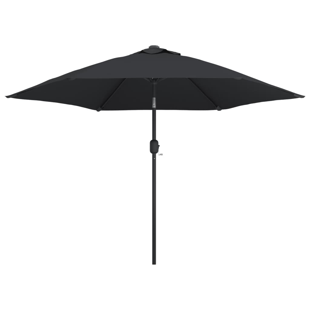 Parasol met metalen paal 300 cm zwart