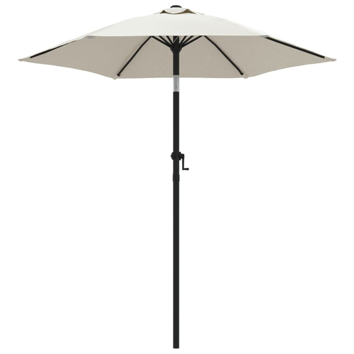 Parasol 200x224 cm aluminium zandwit