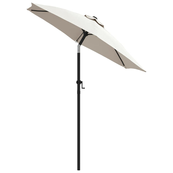 Parasol 200x224 cm aluminium zandwit