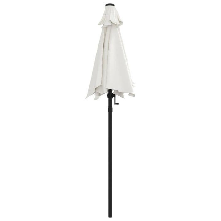 Parasol 200x224 cm aluminium zandwit