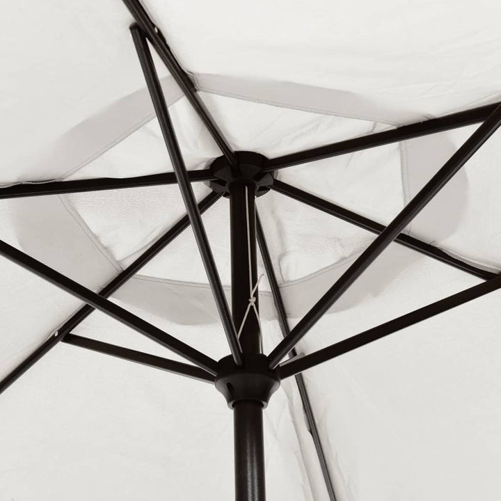 Parasol 200x224 cm aluminium zandwit