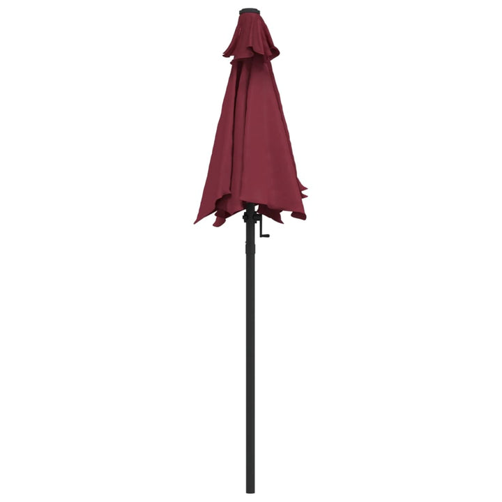 Parasol 200x224 cm aluminium bordeauxrood