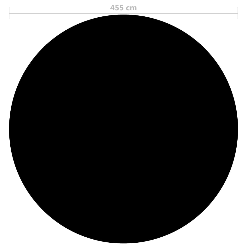 Zwembadhoes 455 cm PE zwart