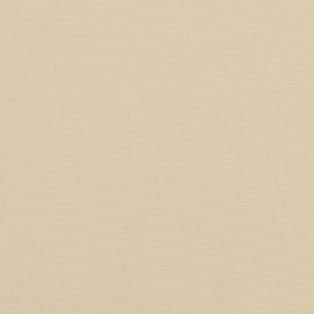 Tuinstoelkussens lage rug 4 st 100x50x3 cm oxford stof beige