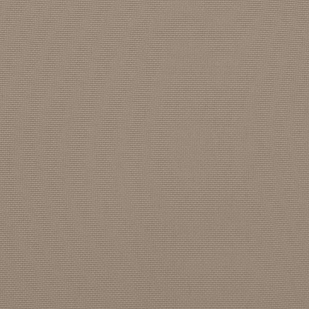 Tuinbankkussen 200x50x3 cm oxford stof taupe