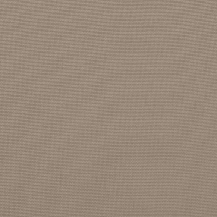 Tuinbankkussen 200x50x3 cm oxford stof taupe