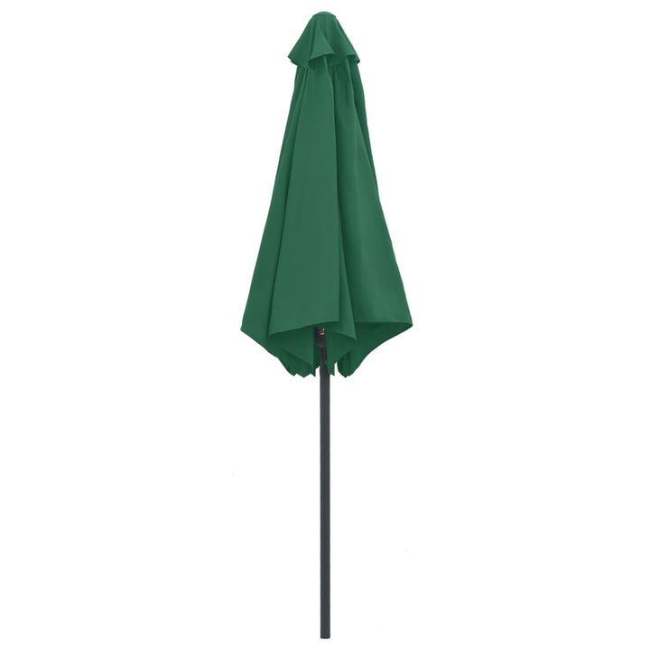 Parasol met aluminium paal 270x246 cm groen