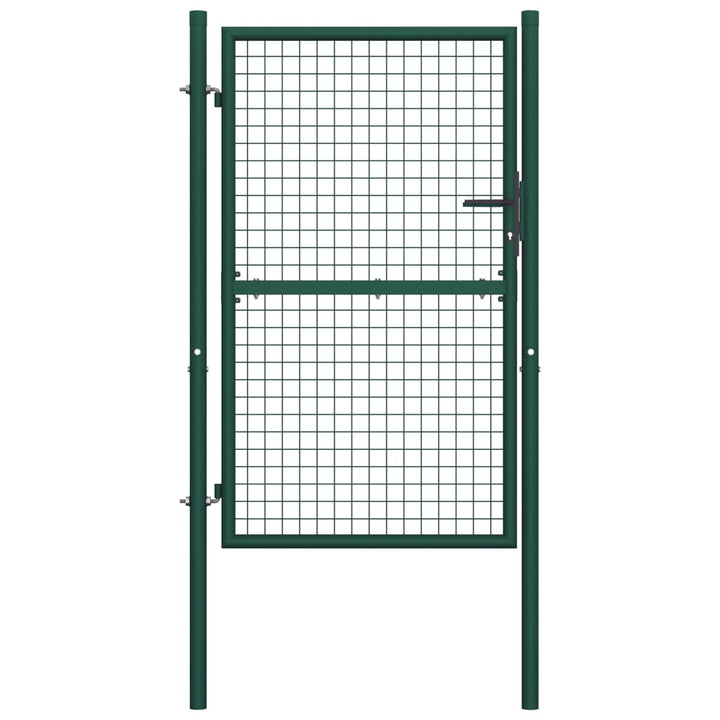 Poort 100x175 cm staal groen