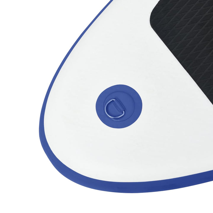 Stand-up paddleboard opblaasbaar met zeilset blauw en wit