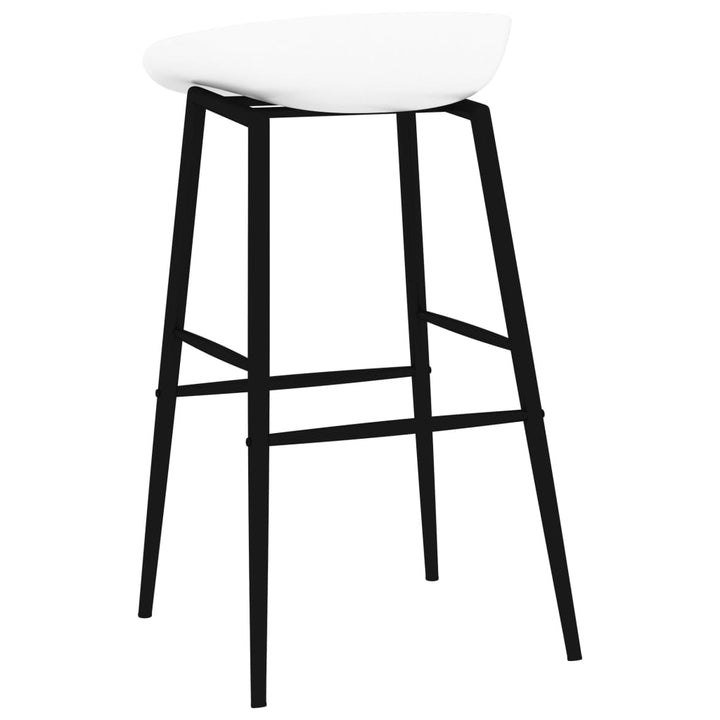 Barstoelen 2 st wit