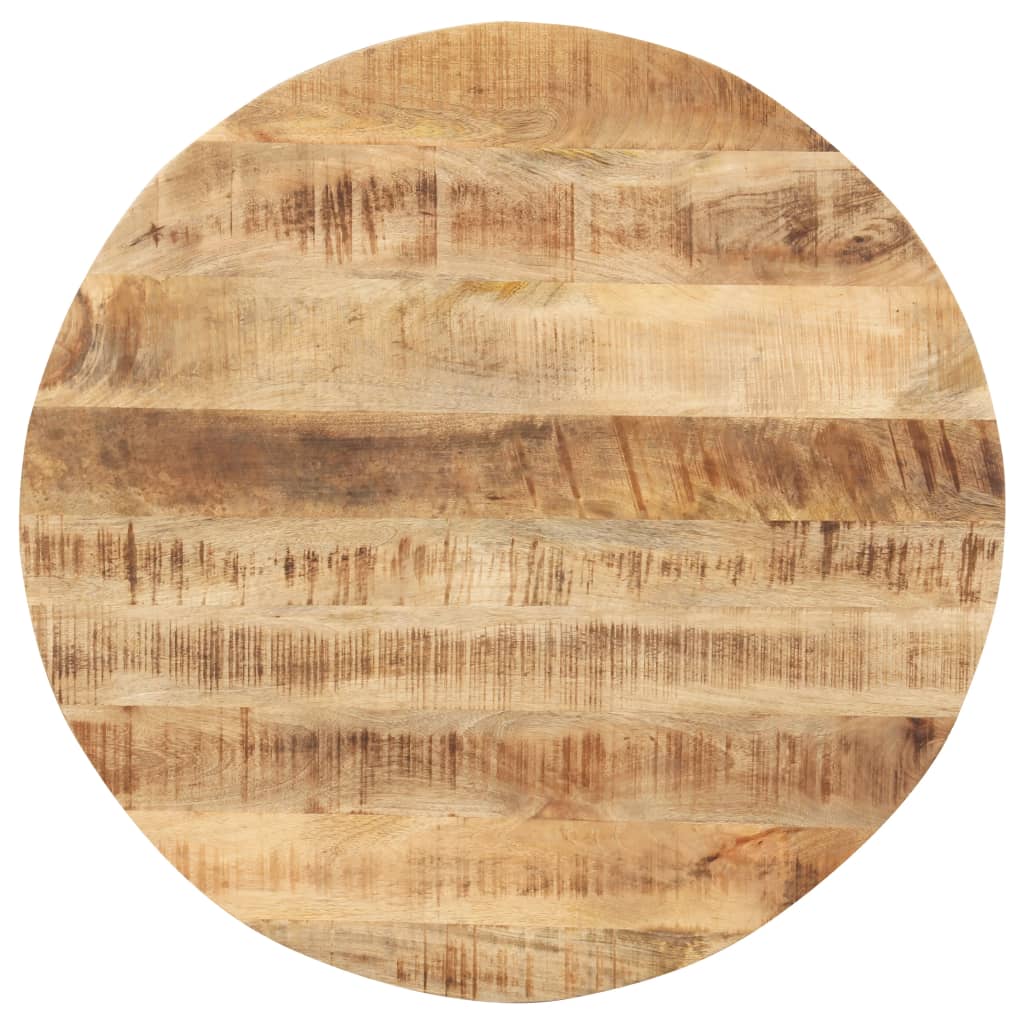 Tafelblad rond 15-16 mm 40 cm massief mangohout