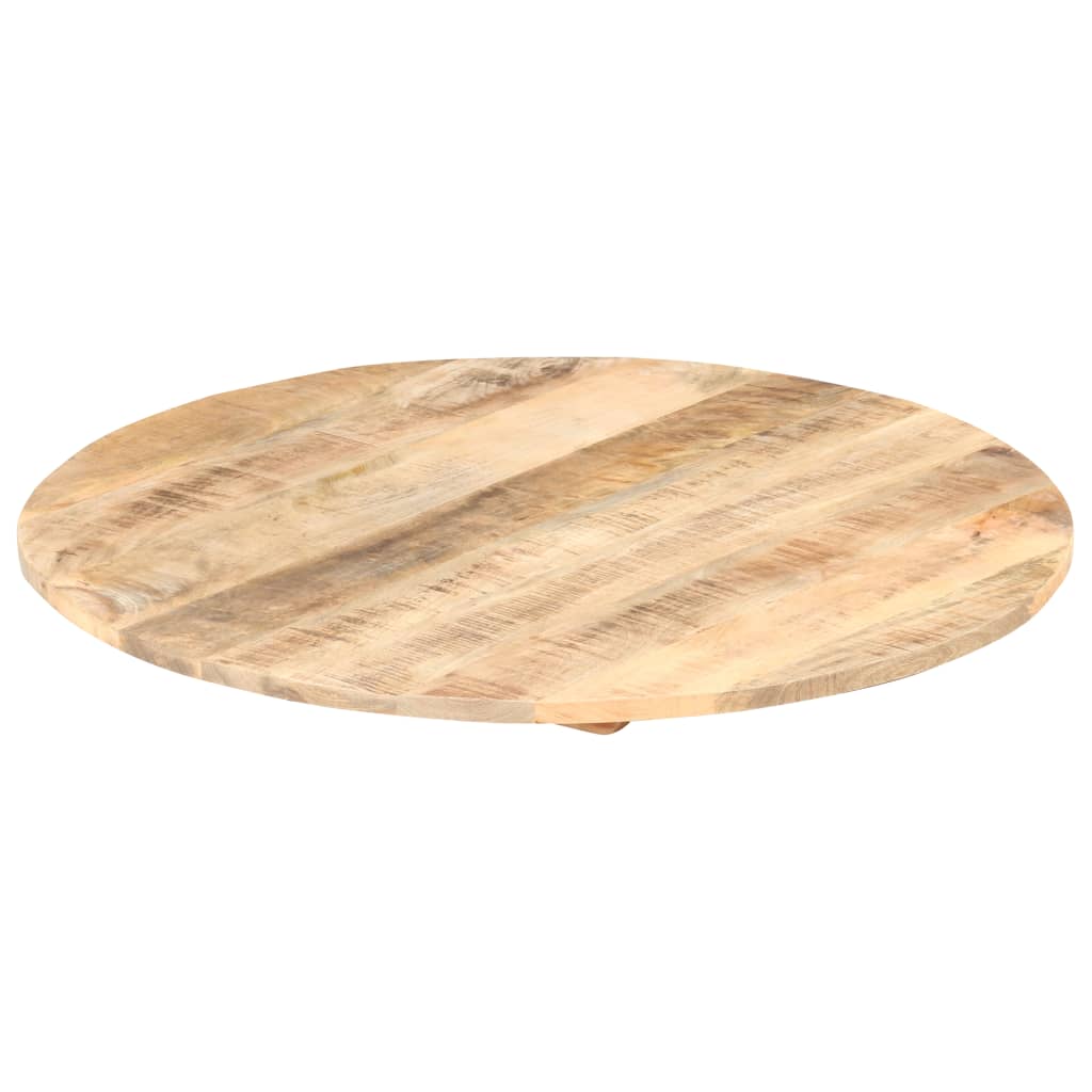 Tafelblad rond 15-16 mm 40 cm massief mangohout