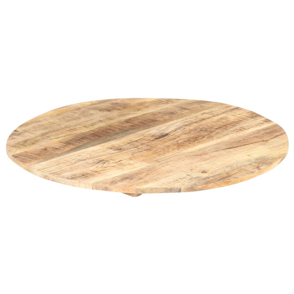 Tafelblad rond 15-16 mm 40 cm massief mangohout