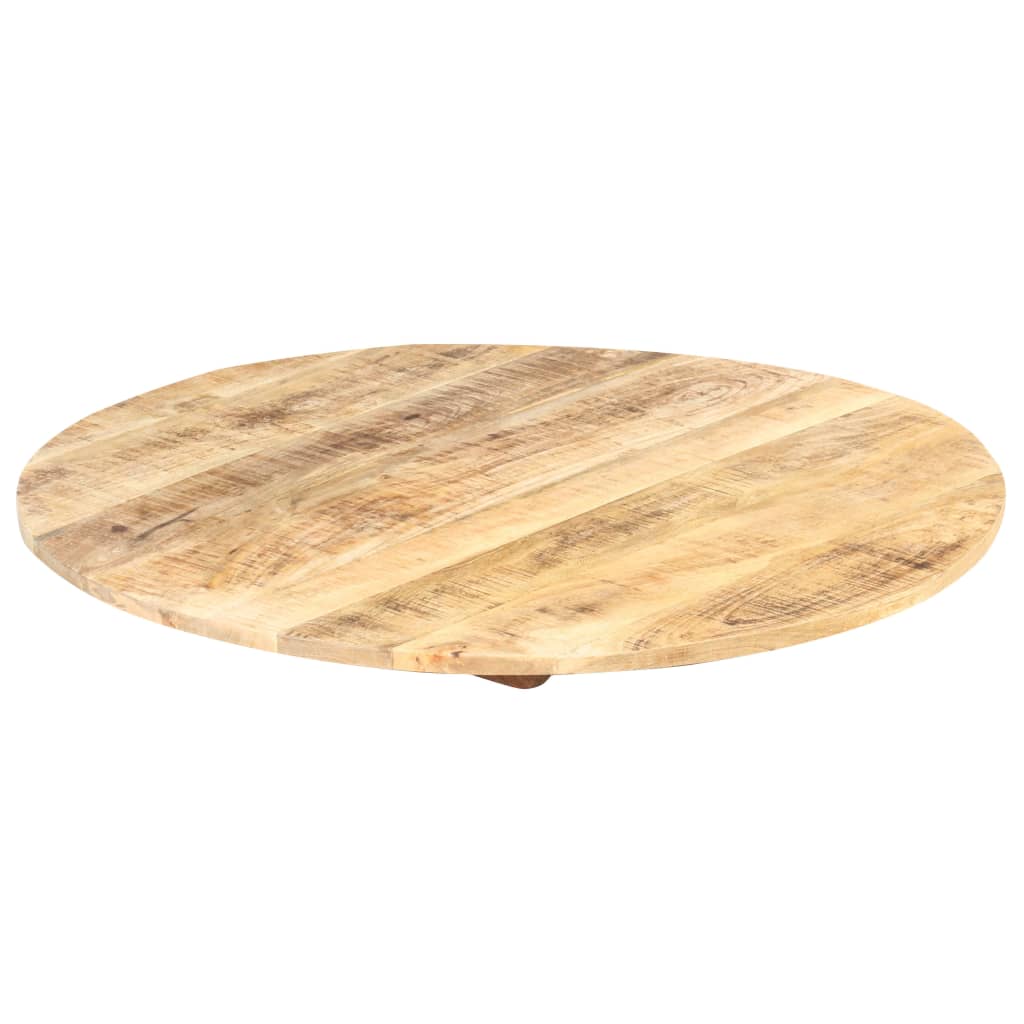 Tafelblad rond 15-16 mm 40 cm massief mangohout