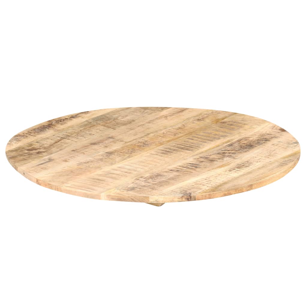 Tafelblad rond 15-16 mm 40 cm massief mangohout