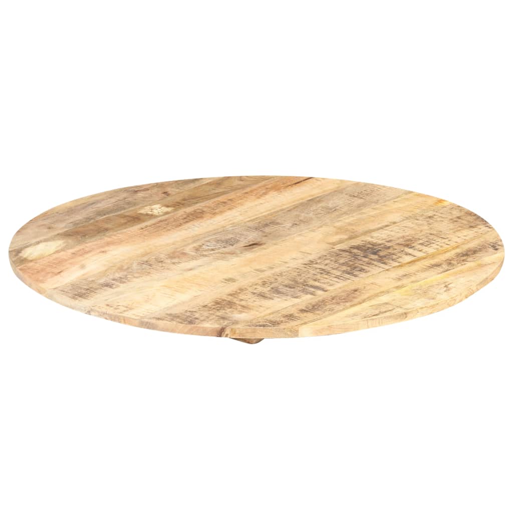 Tafelblad rond 15-16 mm 50 cm massief mangohout