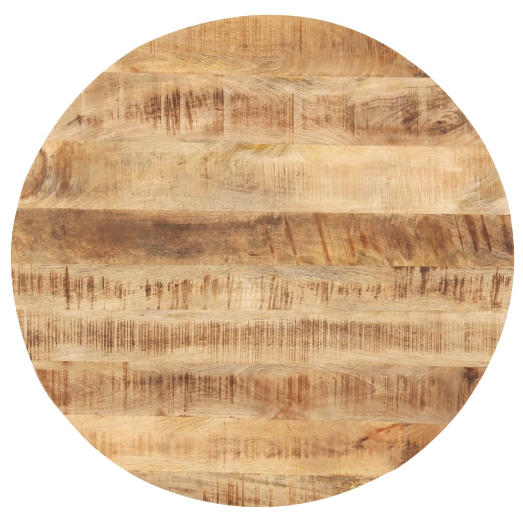 Tafelblad rond 25-27 mm 60 cm massief mangohout