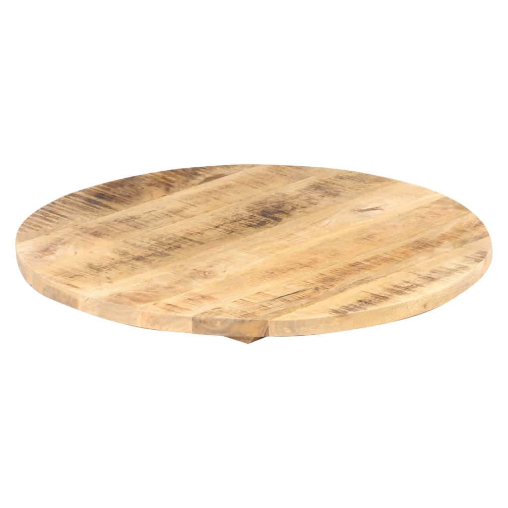 Tafelblad rond 25-27 mm 60 cm massief mangohout