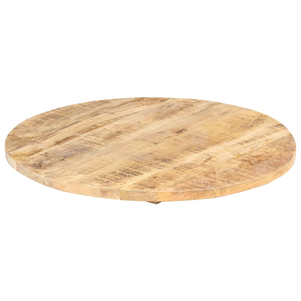 Tafelblad rond 25-27 mm 60 cm massief mangohout