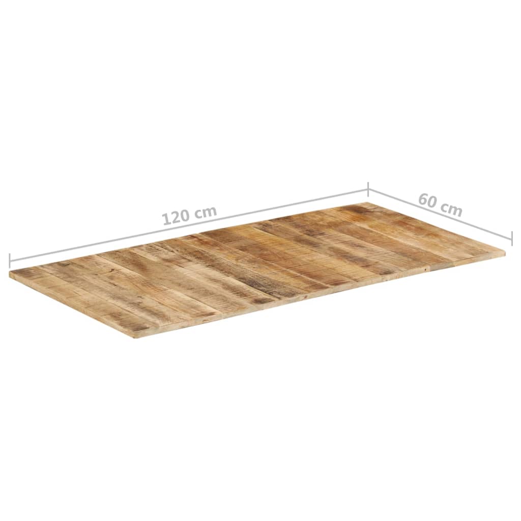 Tafelblad 15-16 mm 120x60 cm massief mangohout